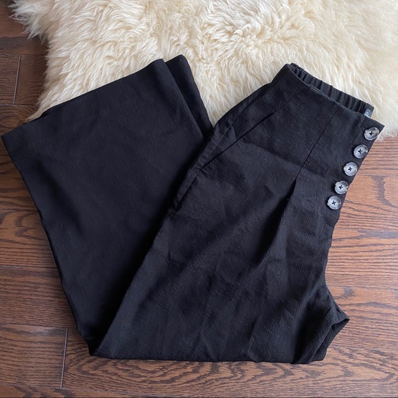 2/$15 🌿 NWOT button front wide leg pants - Picture 1 of 7